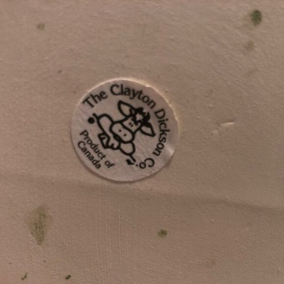 Santa Claus Christmas candlestick holder The Clayton Dickson Co. Canada 9” - Picture 6 of 10